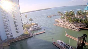 Weather camera view of Sanibel Harbour Yacht Club.