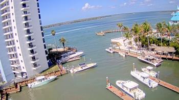 Weather camera view of Sanibel Harbour Yacht Club.
