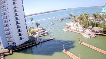 Weather camera view of Sanibel Harbour Yacht Club.