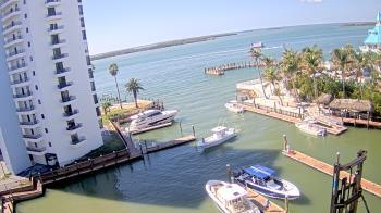 Weather camera view of Sanibel Harbour Yacht Club.