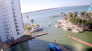 Weather camera view of Sanibel Harbour Yacht Club.