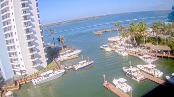 Weather camera view of Sanibel Harbour Yacht Club.
