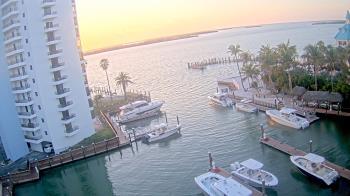 Weather camera view of Sanibel Harbour Yacht Club.