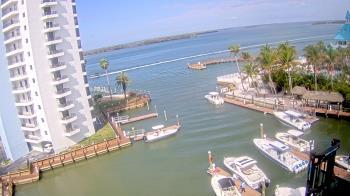 Weather camera view of Sanibel Harbour Yacht Club.