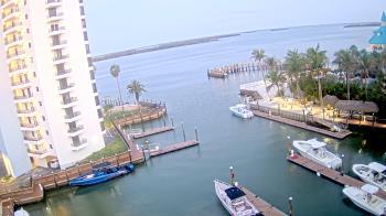Weather camera view of Sanibel Harbour Yacht Club.