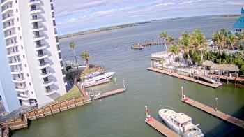 Weather camera view of Sanibel Harbour Yacht Club.