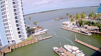 Weather camera view of Sanibel Harbour Yacht Club.