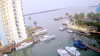 Weather camera view of Sanibel Harbour Yacht Club.