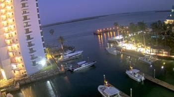 Weather camera view of Sanibel Harbour Yacht Club.