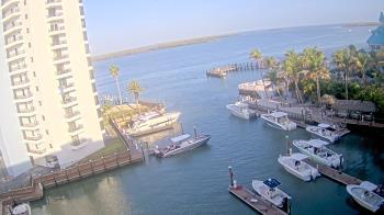 Weather camera view of Sanibel Harbour Yacht Club.