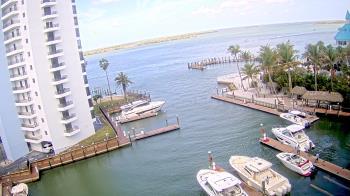 Weather camera view of Sanibel Harbour Yacht Club.