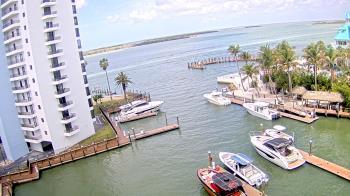 Weather camera view of Sanibel Harbour Yacht Club.