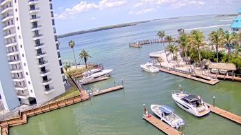 Weather camera view of Sanibel Harbour Yacht Club.