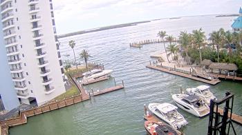 Weather camera view of Sanibel Harbour Yacht Club.