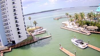 Weather camera view of Sanibel Harbour Yacht Club.