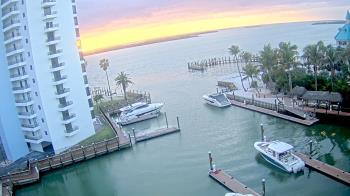 Weather camera view of Sanibel Harbour Yacht Club.
