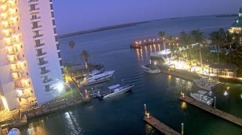 Weather camera view of Sanibel Harbour Yacht Club.