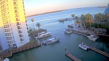 Weather camera view of Sanibel Harbour Yacht Club.