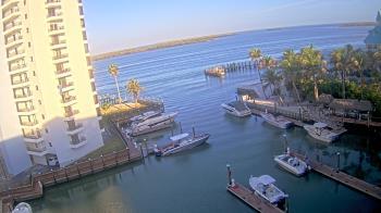Weather camera view of Sanibel Harbour Yacht Club.