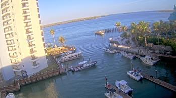 Weather camera view of Sanibel Harbour Yacht Club.