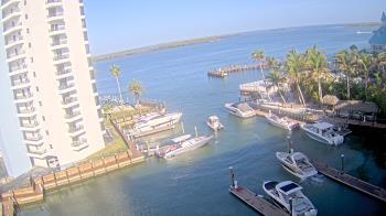 Weather camera view of Sanibel Harbour Yacht Club.