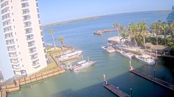 Weather camera view of Sanibel Harbour Yacht Club.