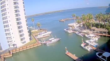 Weather camera view of Sanibel Harbour Yacht Club.