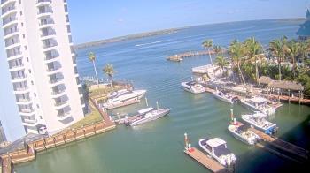 Weather camera view of Sanibel Harbour Yacht Club.