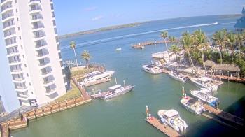 Weather camera view of Sanibel Harbour Yacht Club.