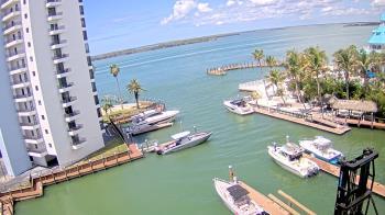 Weather camera view of Sanibel Harbour Yacht Club.