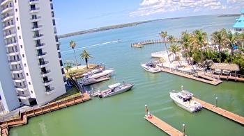Weather camera view of Sanibel Harbour Yacht Club.