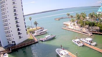 Weather camera view of Sanibel Harbour Yacht Club.