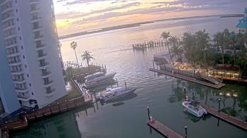 Weather camera view of Sanibel Harbour Yacht Club.