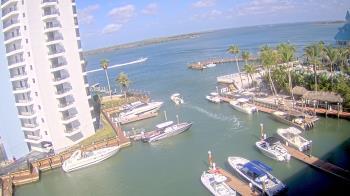 Weather camera view of Sanibel Harbour Yacht Club.