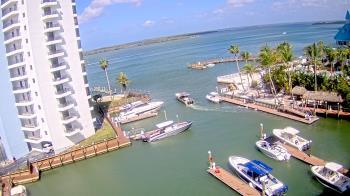Weather camera view of Sanibel Harbour Yacht Club.