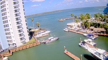 Weather camera view of Sanibel Harbour Yacht Club.