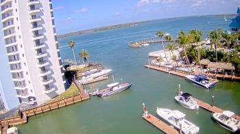 Weather camera view of Sanibel Harbour Yacht Club.