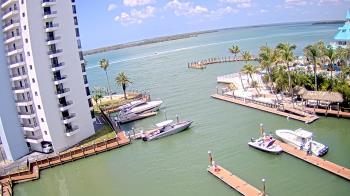 Weather camera view of Sanibel Harbour Yacht Club.