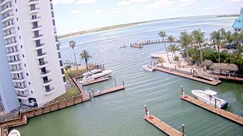 Weather camera view of Sanibel Harbour Yacht Club.