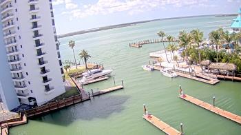 Weather camera view of Sanibel Harbour Yacht Club.