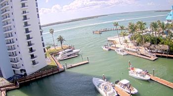 Weather camera view of Sanibel Harbour Yacht Club.