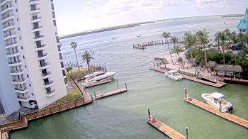 Weather camera view of Sanibel Harbour Yacht Club.