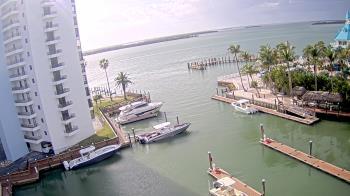 Weather camera view of Sanibel Harbour Yacht Club.