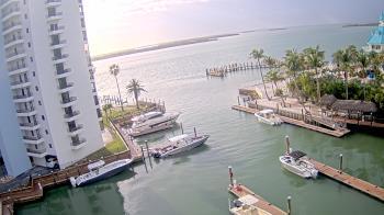 Weather camera view of Sanibel Harbour Yacht Club.