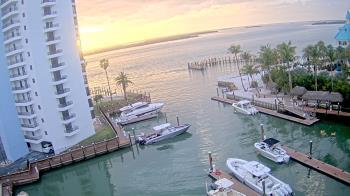 Weather camera view of Sanibel Harbour Yacht Club.