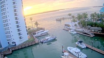 Weather camera view of Sanibel Harbour Yacht Club.