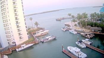 Weather camera view of Sanibel Harbour Yacht Club.