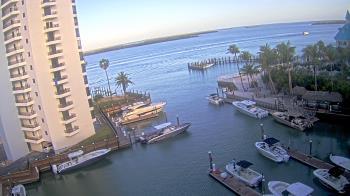 Weather camera view of Sanibel Harbour Yacht Club.