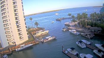 Weather camera view of Sanibel Harbour Yacht Club.