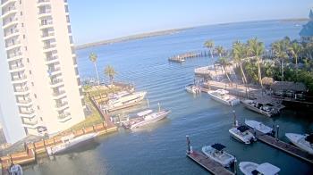 Weather camera view of Sanibel Harbour Yacht Club.